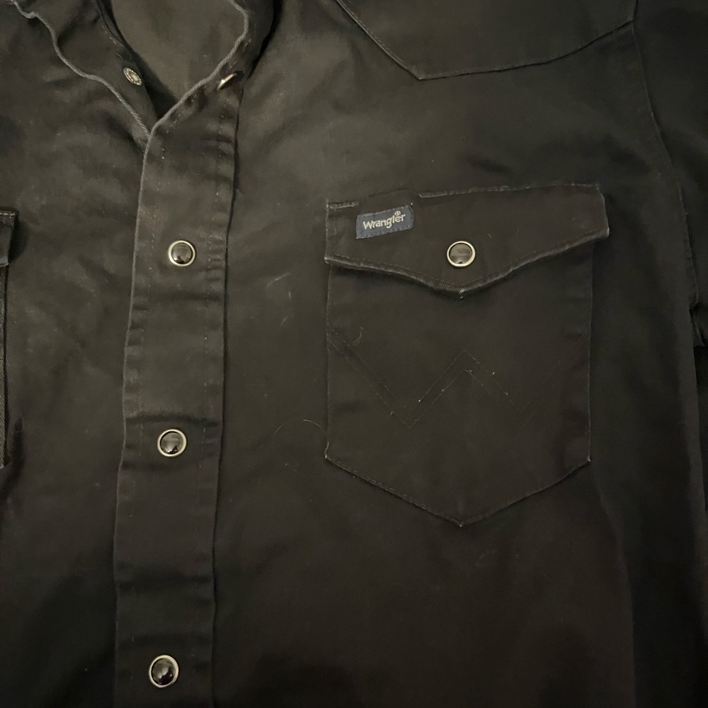 men’s vintage wrangler pearl snap